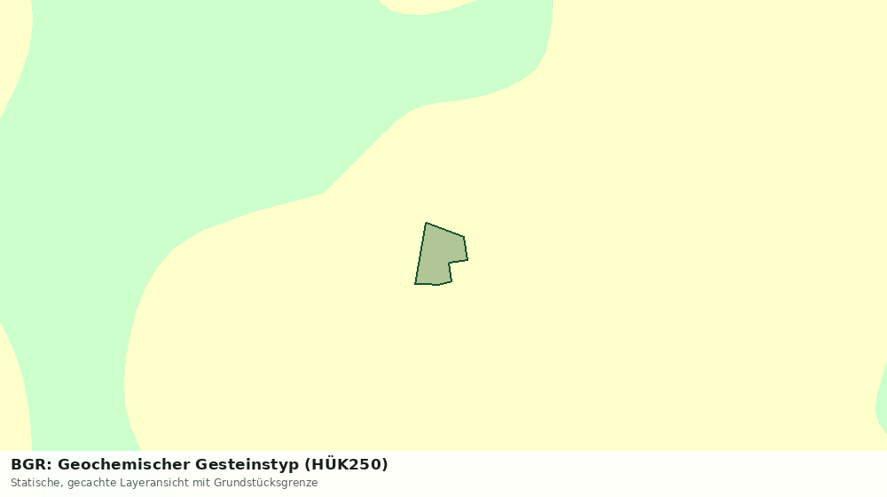 Statische Kartenansicht: BGR: Geochemischer Gesteinstyp (HÜK250)