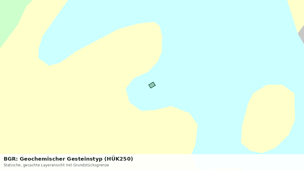 Statische Kartenansicht: BGR: Geochemischer Gesteinstyp (HÜK250)