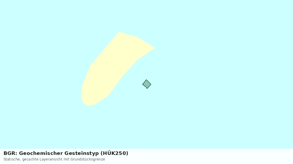 Statische Kartenansicht: BGR: Geochemischer Gesteinstyp (HÜK250)