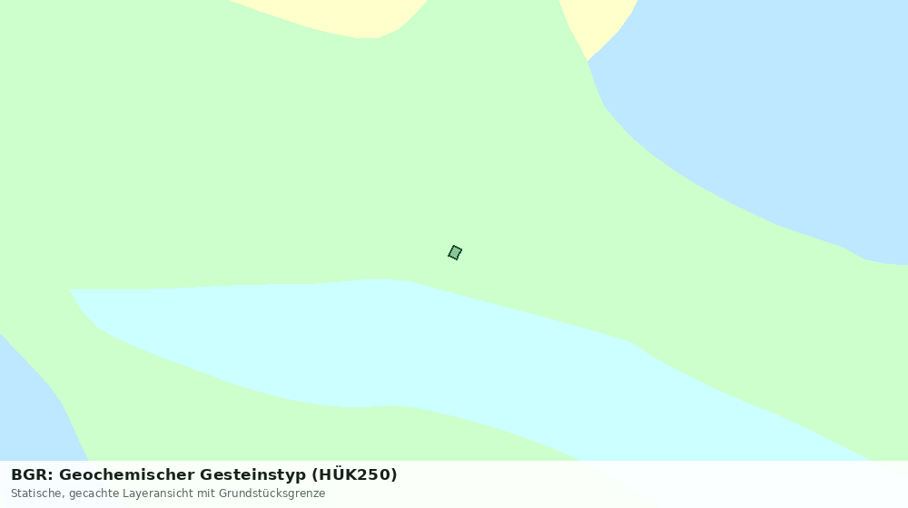 Statische Kartenansicht: BGR: Geochemischer Gesteinstyp (HÜK250)