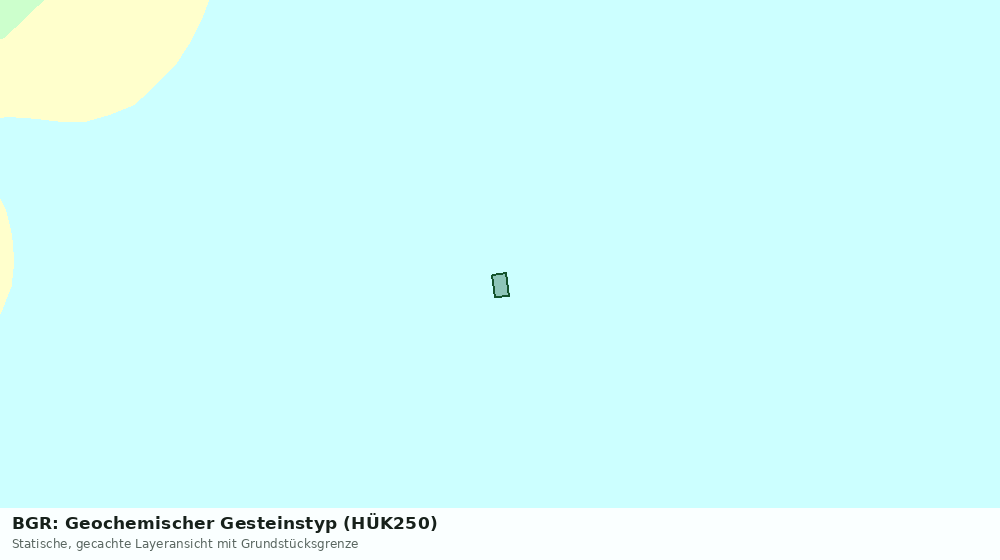 Statische Kartenansicht: BGR: Geochemischer Gesteinstyp (HÜK250)