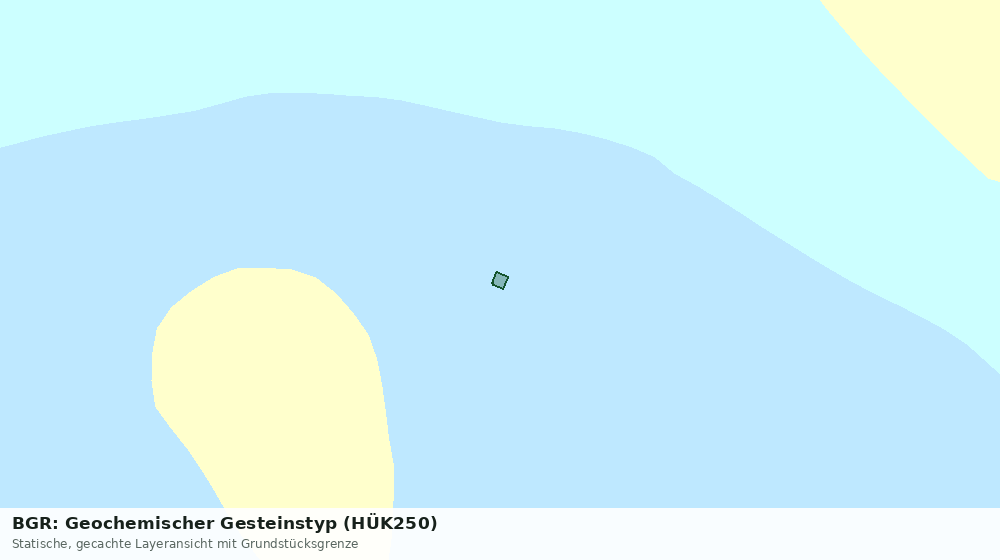 Statische Kartenansicht: BGR: Geochemischer Gesteinstyp (HÜK250)