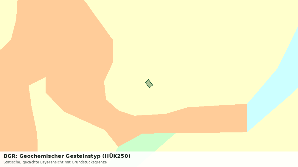 Statische Kartenansicht: BGR: Geochemischer Gesteinstyp (HÜK250)