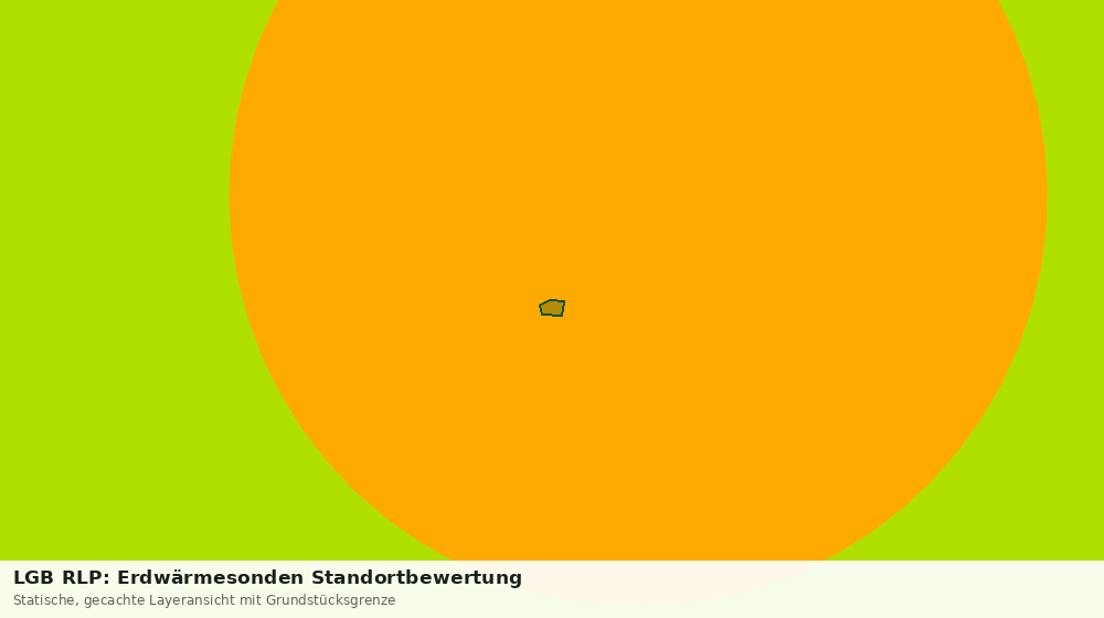 Statische Kartenansicht: LGB RLP: Erdwärmesonden Standortbewertung