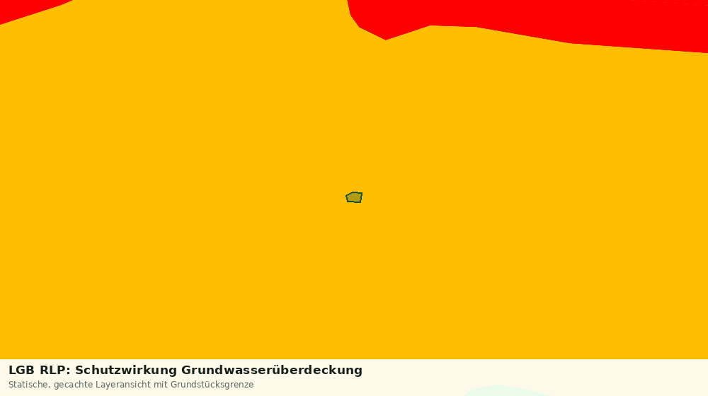 Statische Kartenansicht: LGB RLP: Schutzwirkung Grundwasserüberdeckung