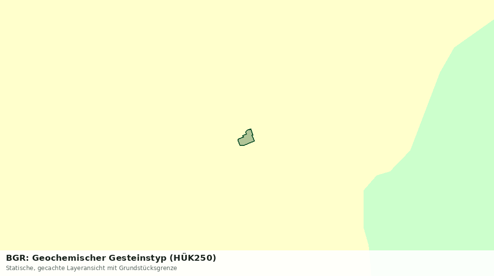 Statische Kartenansicht: BGR: Geochemischer Gesteinstyp (HÜK250)