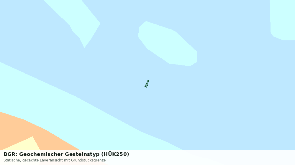Statische Kartenansicht: BGR: Geochemischer Gesteinstyp (HÜK250)