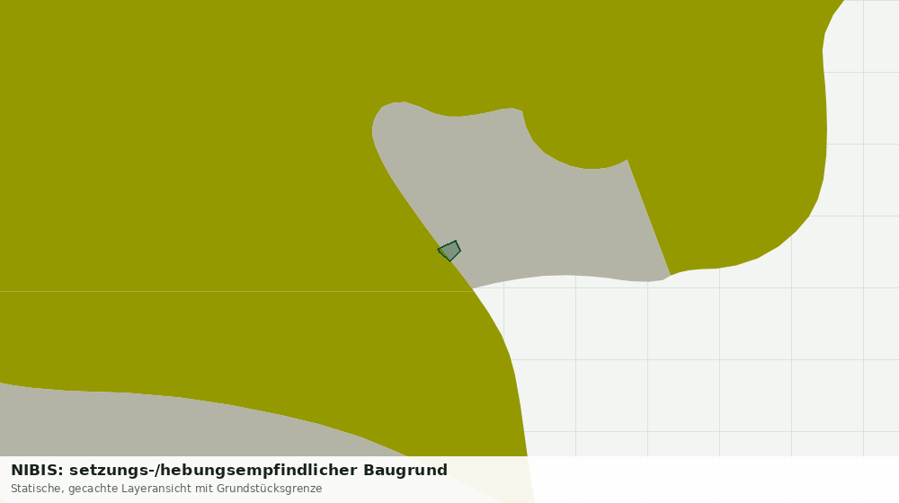 Statische Kartenansicht: NIBIS: setzungs-/hebungsempfindlicher Baugrund