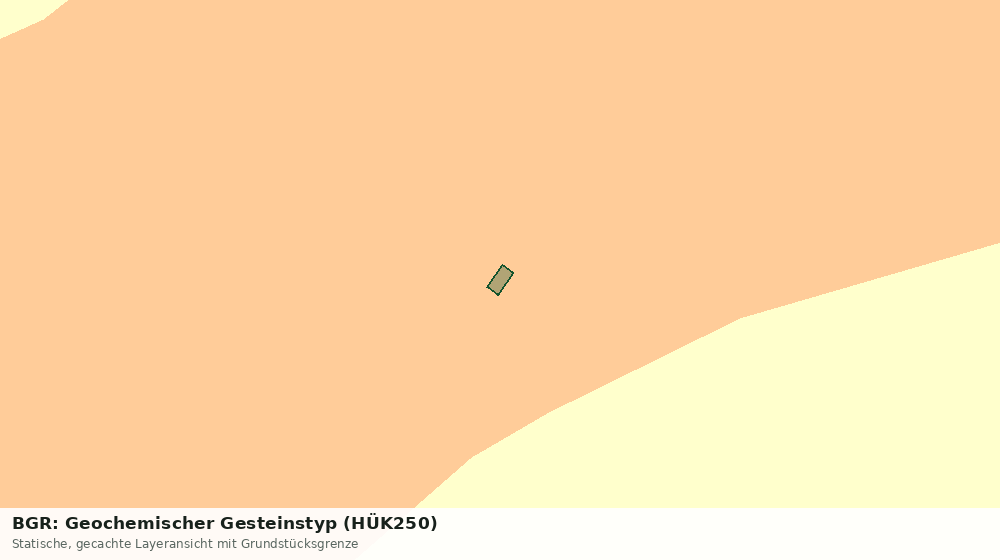 Statische Kartenansicht: BGR: Geochemischer Gesteinstyp (HÜK250)