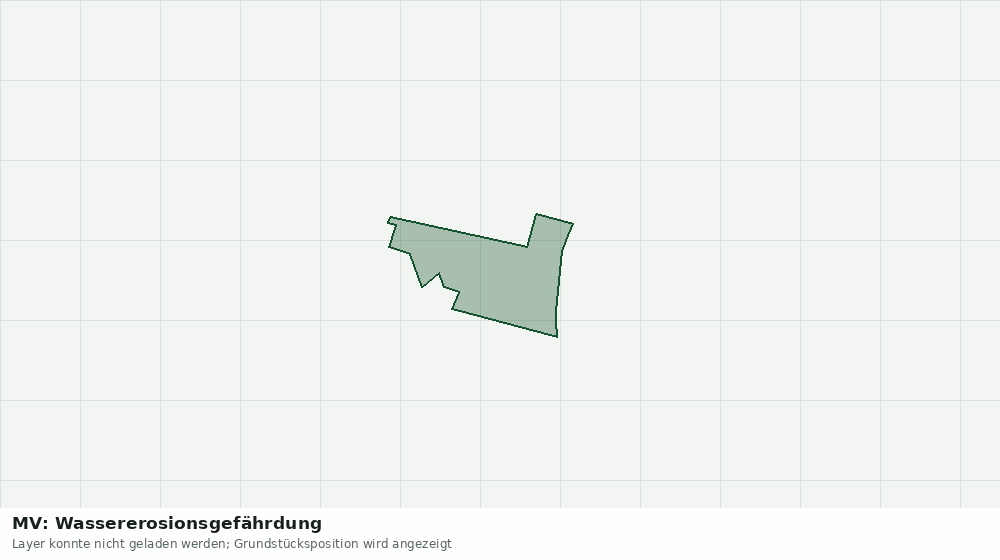 Statische Kartenansicht: MV: Wassererosionsgefährdung