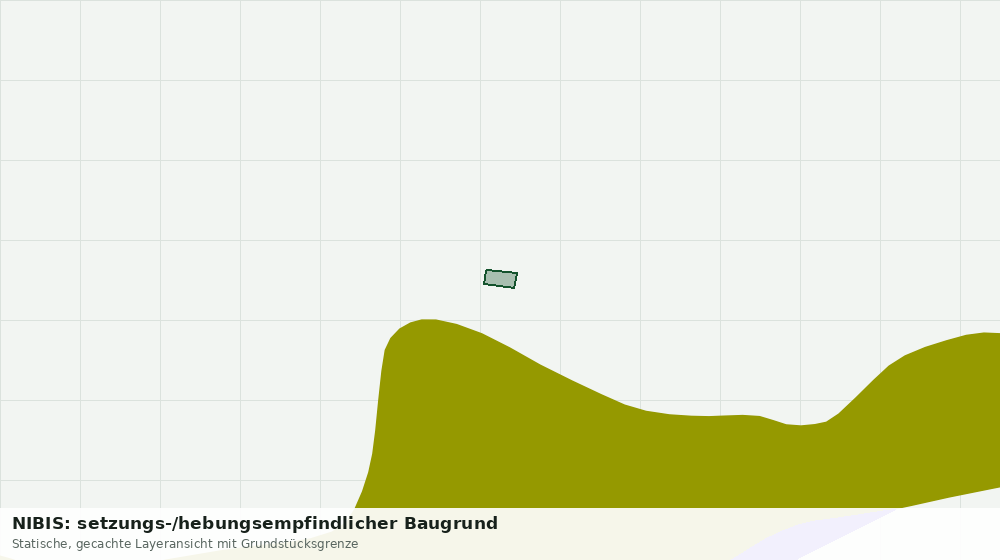 Statische Kartenansicht: NIBIS: setzungs-/hebungsempfindlicher Baugrund