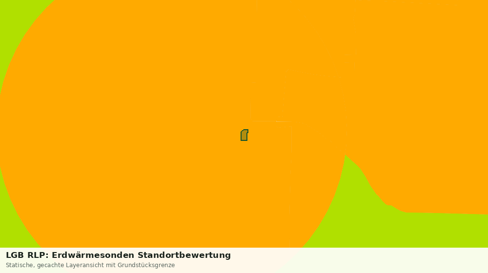 Statische Kartenansicht: LGB RLP: Erdwärmesonden Standortbewertung