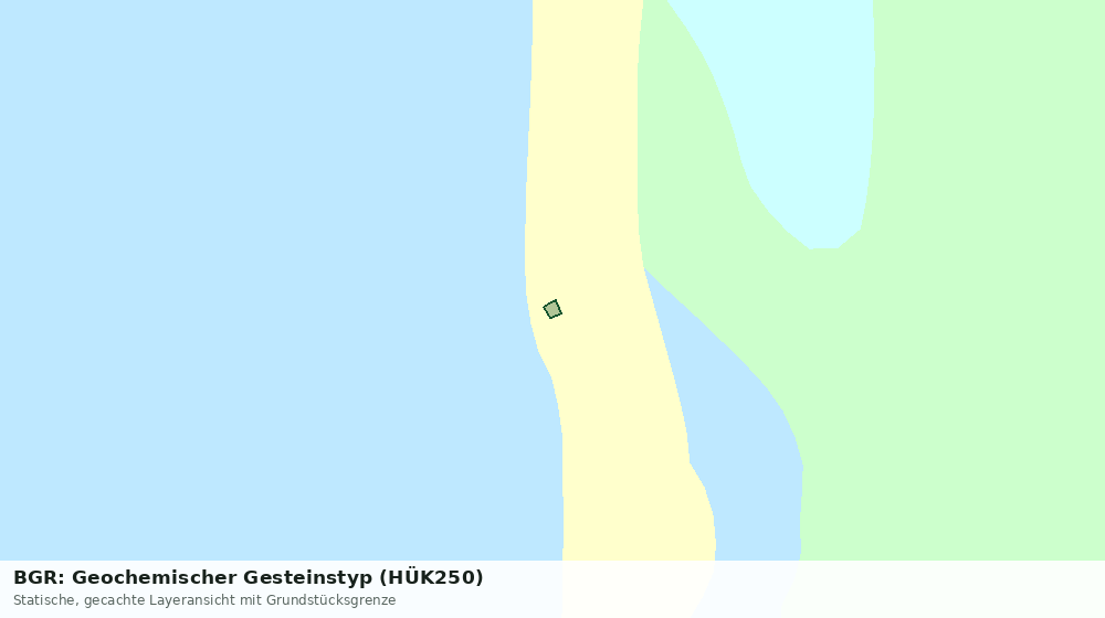 Statische Kartenansicht: BGR: Geochemischer Gesteinstyp (HÜK250)