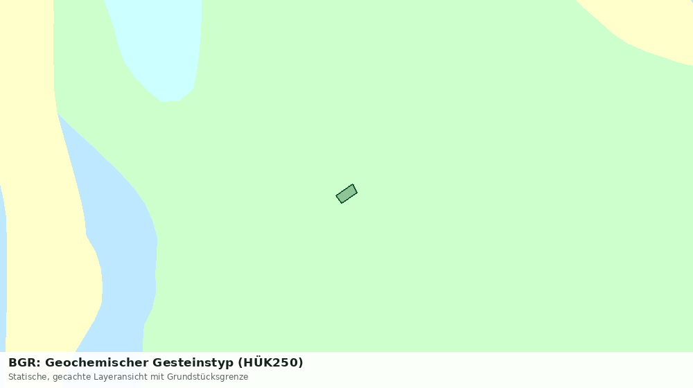 Statische Kartenansicht: BGR: Geochemischer Gesteinstyp (HÜK250)