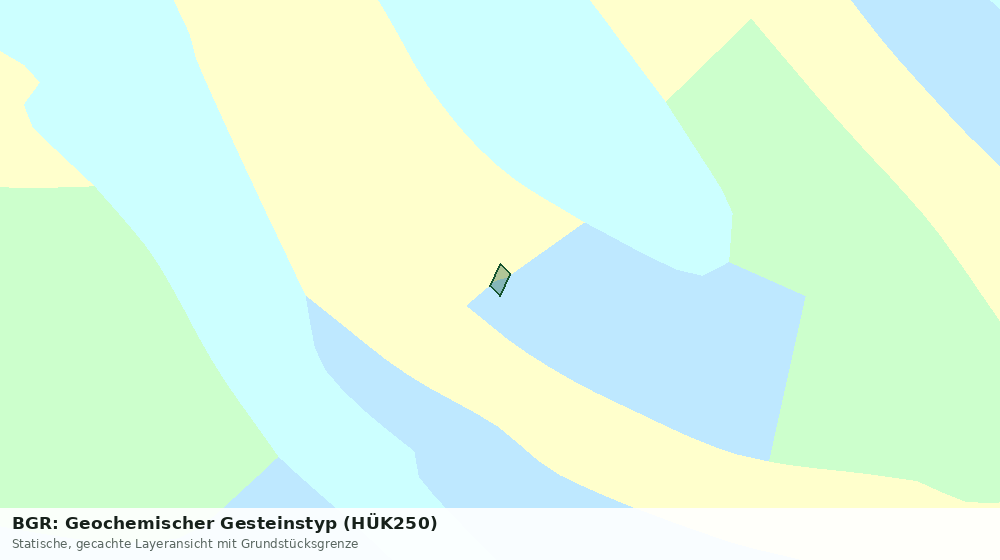 Statische Kartenansicht: BGR: Geochemischer Gesteinstyp (HÜK250)