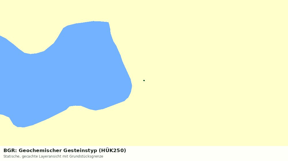 Statische Kartenansicht: BGR: Geochemischer Gesteinstyp (HÜK250)