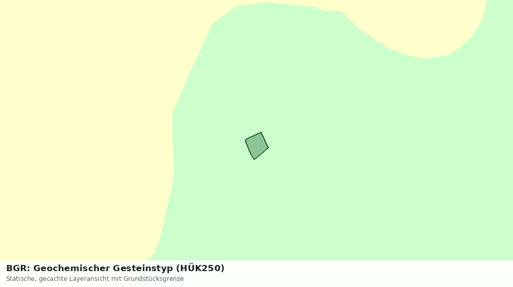 Statische Kartenansicht: BGR: Geochemischer Gesteinstyp (HÜK250)