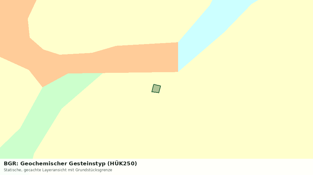 Statische Kartenansicht: BGR: Geochemischer Gesteinstyp (HÜK250)