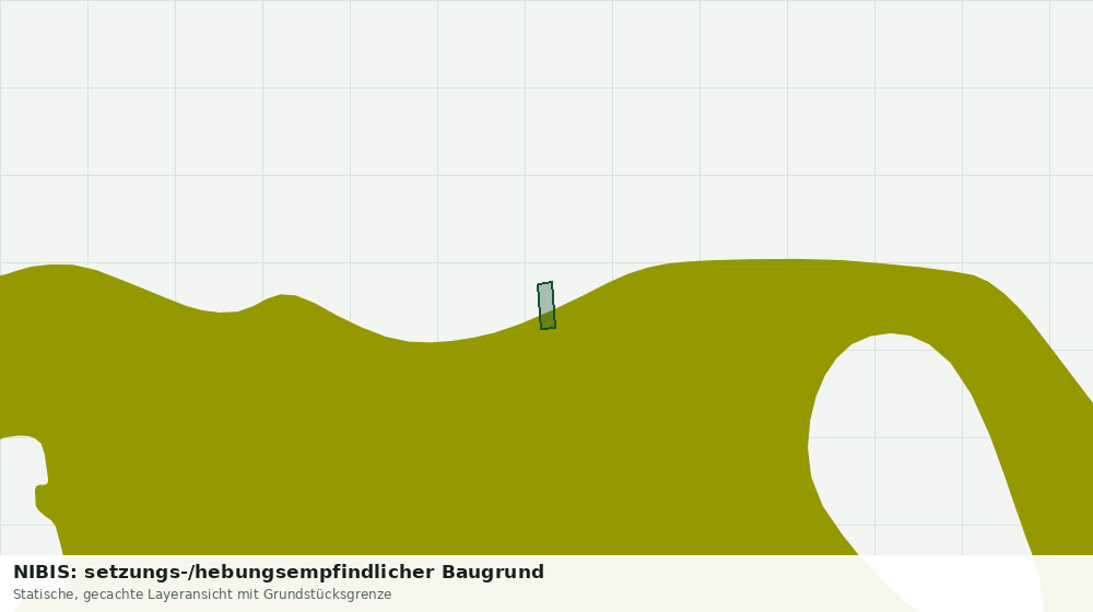 Statische Kartenansicht: NIBIS: setzungs-/hebungsempfindlicher Baugrund