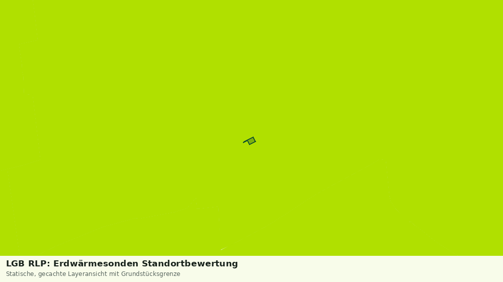 Statische Kartenansicht: LGB RLP: Erdwärmesonden Standortbewertung