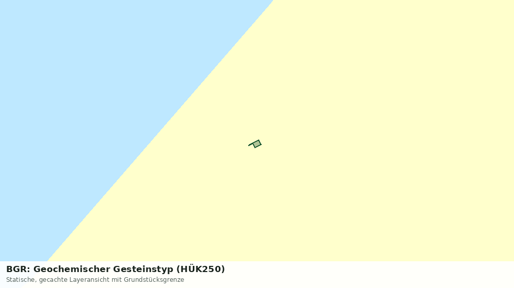 Statische Kartenansicht: BGR: Geochemischer Gesteinstyp (HÜK250)