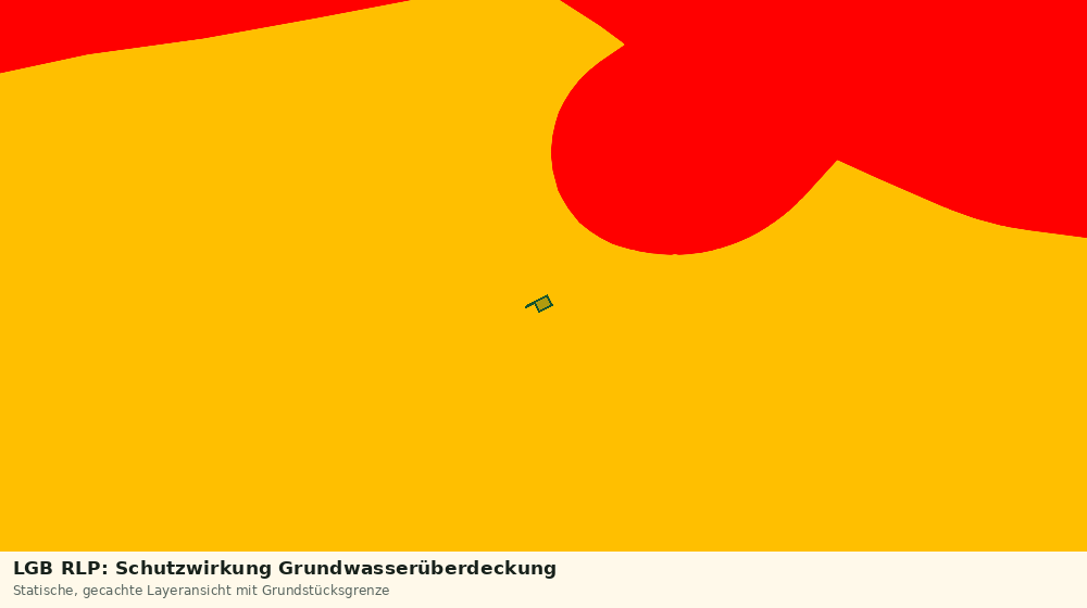 Statische Kartenansicht: LGB RLP: Schutzwirkung Grundwasserüberdeckung