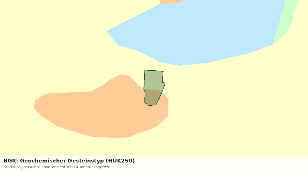 Statische Kartenansicht: BGR: Geochemischer Gesteinstyp (HÜK250)