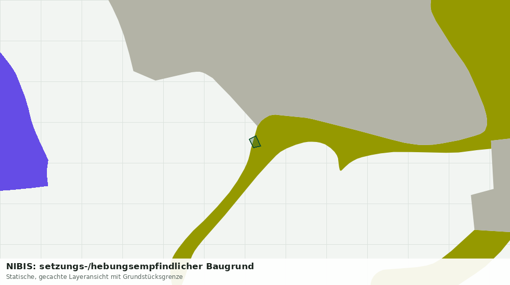 Statische Kartenansicht: NIBIS: setzungs-/hebungsempfindlicher Baugrund