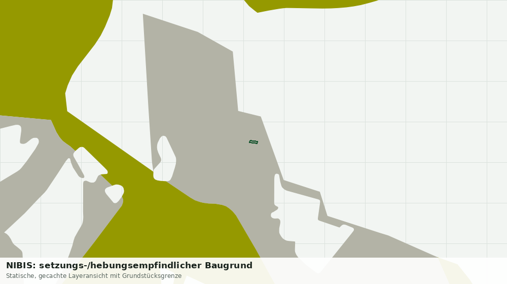 Statische Kartenansicht: NIBIS: setzungs-/hebungsempfindlicher Baugrund