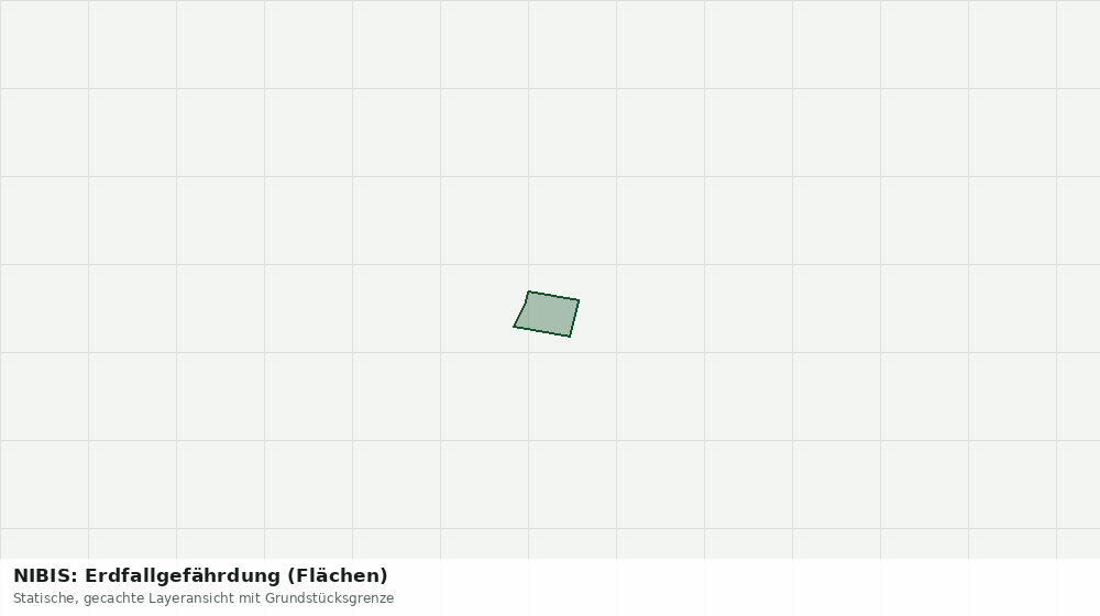 Statische Kartenansicht: NIBIS: Erdfallgefährdung (Flächen)
