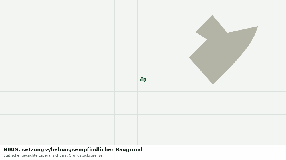 Statische Kartenansicht: NIBIS: setzungs-/hebungsempfindlicher Baugrund