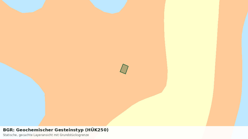 Statische Kartenansicht: BGR: Geochemischer Gesteinstyp (HÜK250)