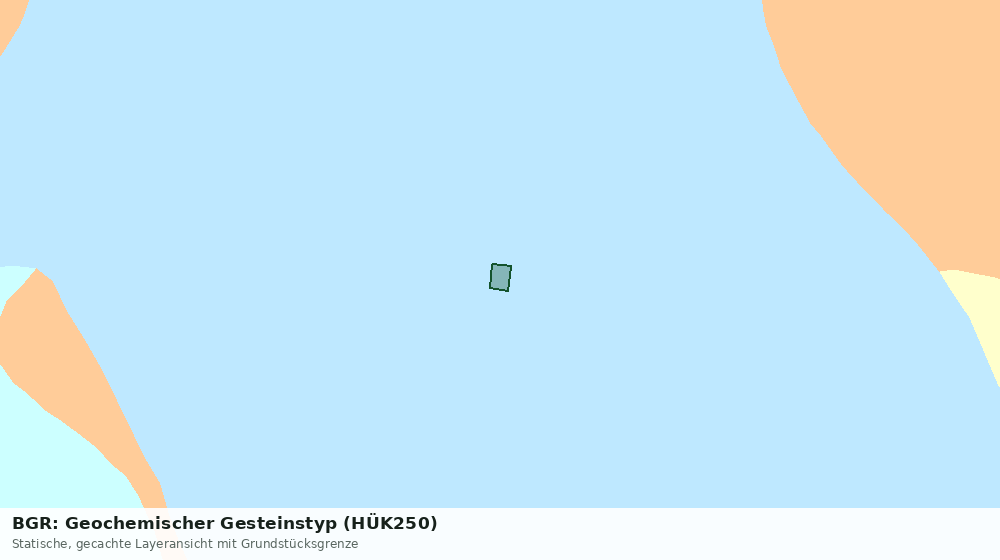 Statische Kartenansicht: BGR: Geochemischer Gesteinstyp (HÜK250)