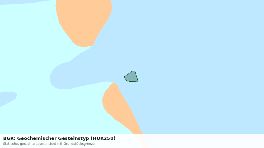 Statische Kartenansicht: BGR: Geochemischer Gesteinstyp (HÜK250)