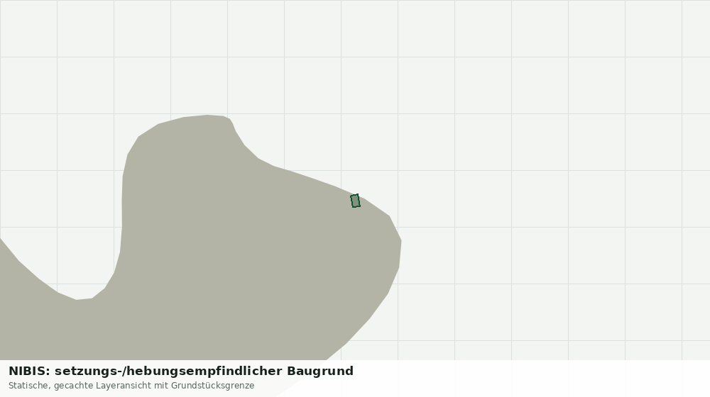 Statische Kartenansicht: NIBIS: setzungs-/hebungsempfindlicher Baugrund
