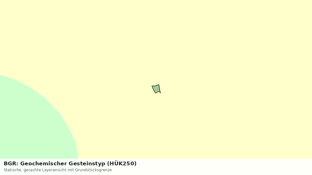 Statische Kartenansicht: BGR: Geochemischer Gesteinstyp (HÜK250)