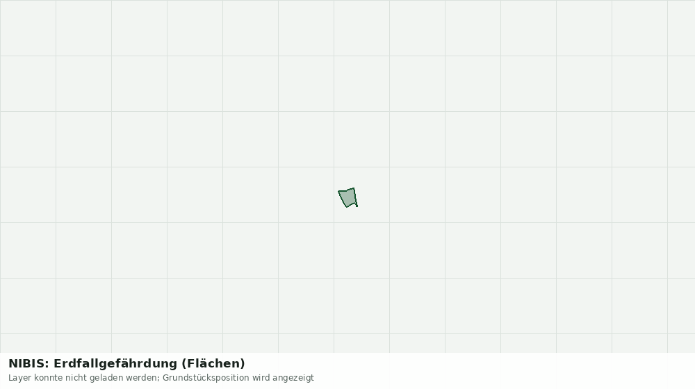 Statische Kartenansicht: NIBIS: Erdfallgefährdung (Flächen)