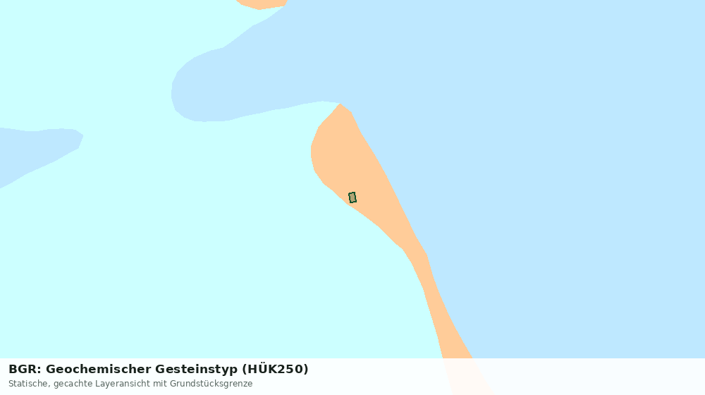 Statische Kartenansicht: BGR: Geochemischer Gesteinstyp (HÜK250)