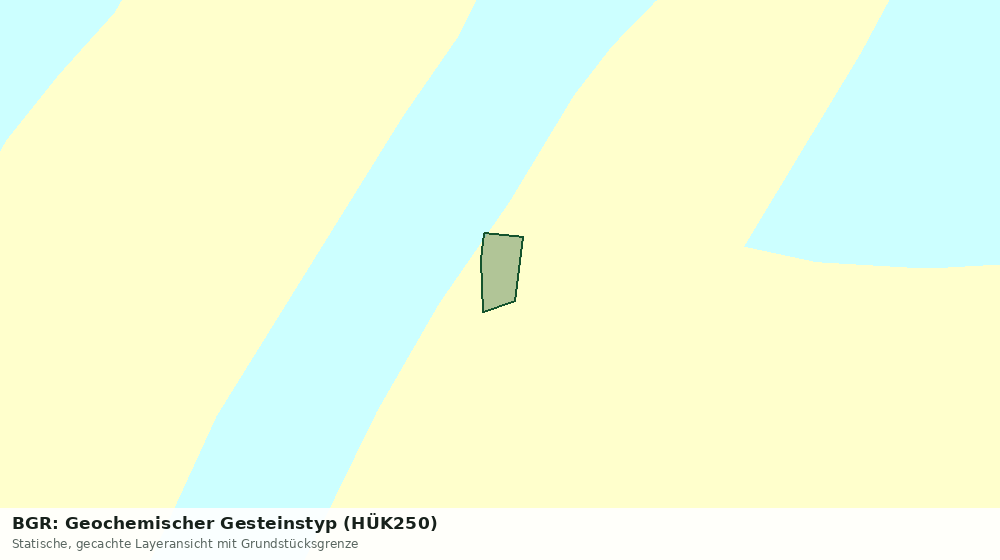 Statische Kartenansicht: BGR: Geochemischer Gesteinstyp (HÜK250)