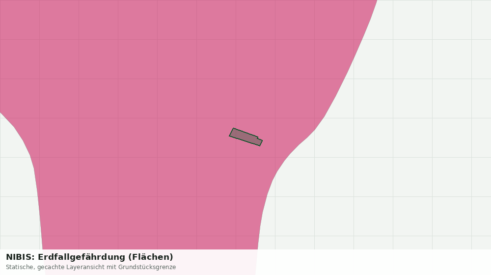 Statische Kartenansicht: NIBIS: Erdfallgefährdung (Flächen)