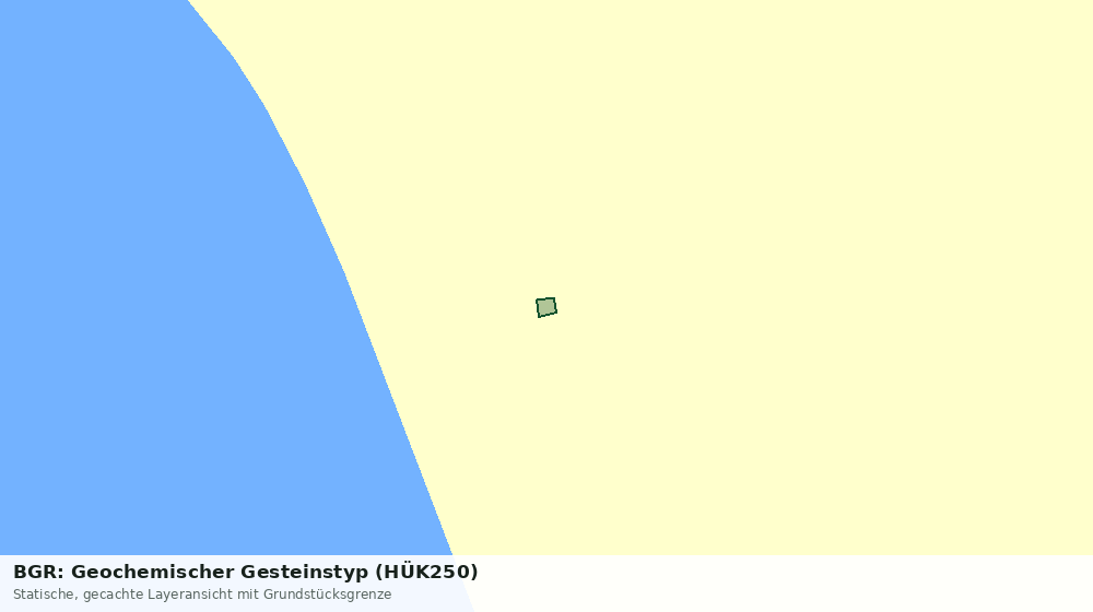 Statische Kartenansicht: BGR: Geochemischer Gesteinstyp (HÜK250)