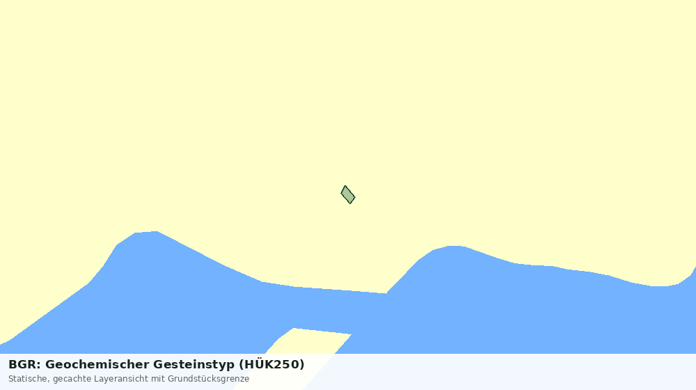 Statische Kartenansicht: BGR: Geochemischer Gesteinstyp (HÜK250)