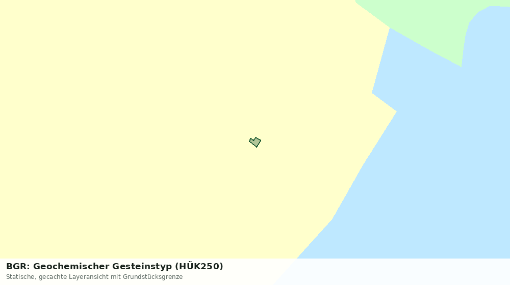 Statische Kartenansicht: BGR: Geochemischer Gesteinstyp (HÜK250)