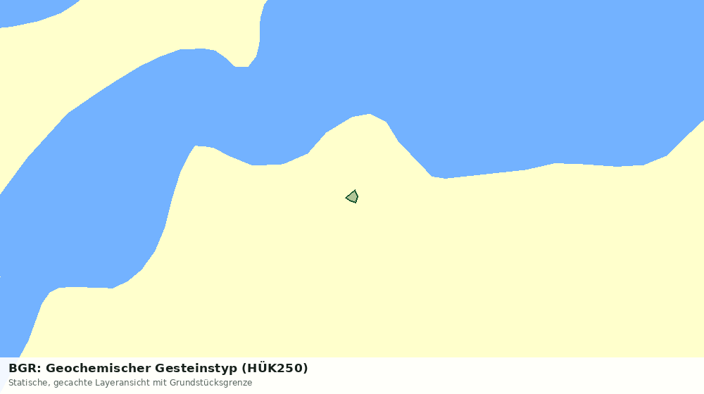 Statische Kartenansicht: BGR: Geochemischer Gesteinstyp (HÜK250)