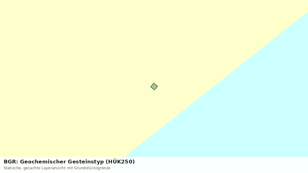 Statische Kartenansicht: BGR: Geochemischer Gesteinstyp (HÜK250)