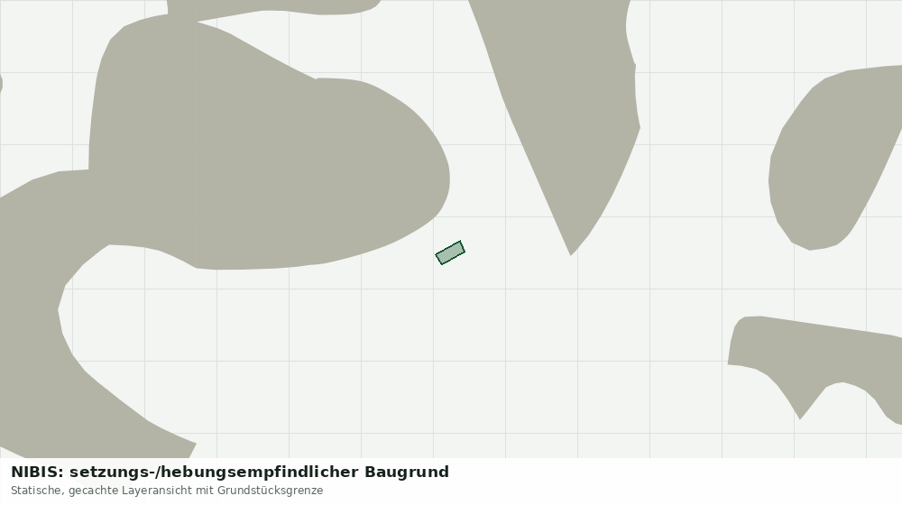 Statische Kartenansicht: NIBIS: setzungs-/hebungsempfindlicher Baugrund