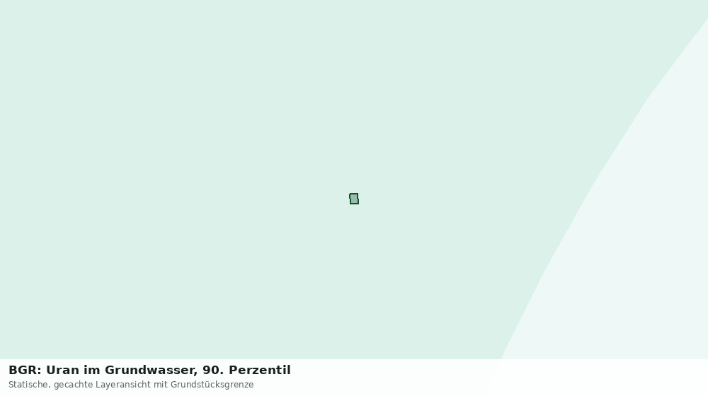 Statische Kartenansicht: BGR: Uran im Grundwasser, 90. Perzentil