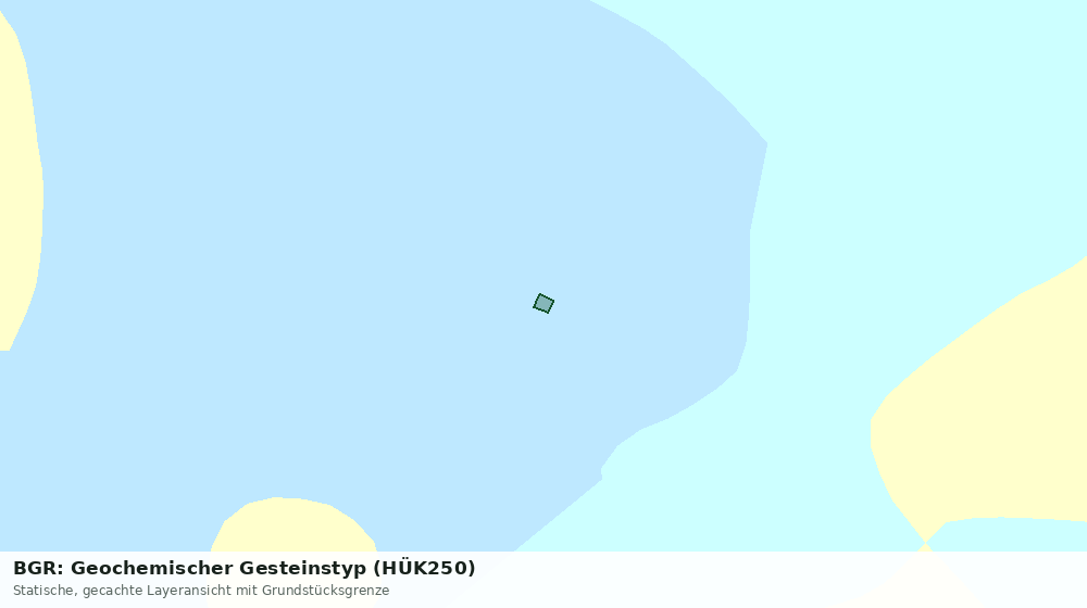 Statische Kartenansicht: BGR: Geochemischer Gesteinstyp (HÜK250)