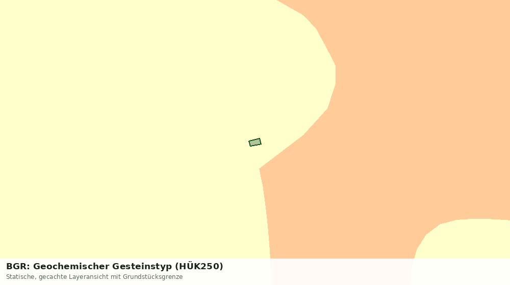 Statische Kartenansicht: BGR: Geochemischer Gesteinstyp (HÜK250)