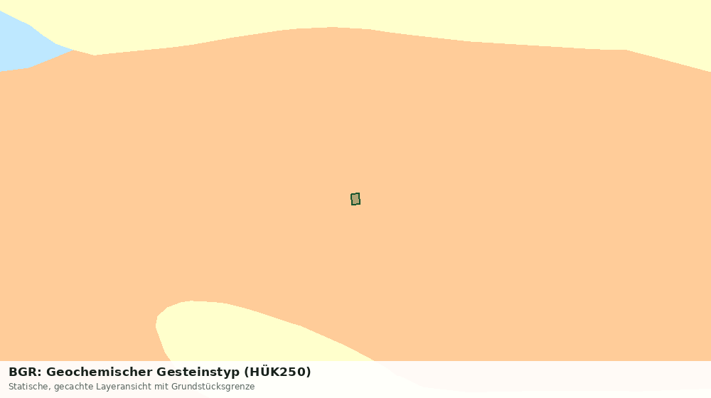 Statische Kartenansicht: BGR: Geochemischer Gesteinstyp (HÜK250)